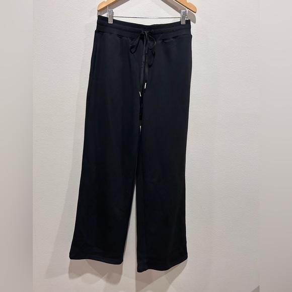 Anrabess Women's 2 piece Black Wide-Leg Outfit Leisure, size Medium - Picture 4 of 5